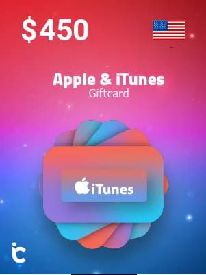 بطاقة هدايا ابل ايتونز 450 دولار متجر أمريكي