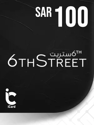 ستريت 6 بطاقة هدايا 100 ريال 