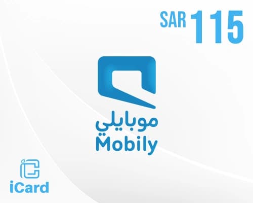 بطاقة موبايلي 115 ريال